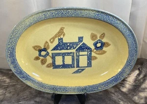 VTG AMERICANA-Pfaltzgraff America Oval Serving Platter MAFA - Picture 1 of 4