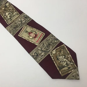 TABASCO Necktie Hot Pepper Sauce and Baseball 100% SILK TIE 61 inches Made USA - Picture 1 of 10