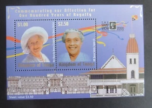 Tonga 2000 MS1472 Stamp Show 100th Birthday Queen Mother MNH UM unmounted mint - Bild 1 von 1