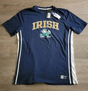 Under Armour Notre Dame College Hemd Herren Large Navy Gold Neu mit Etikett - Bild 1 von 5