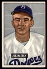 1951 Bowman Joe Hatten Brooklyn Dodgers 190