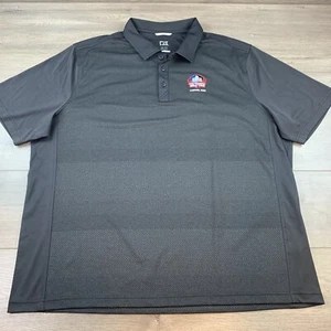 Cutter & Buck DryTec Pro Football Hall Of Fame Embroidered Polo Shirt Men’s 2XL - Picture 1 of 12