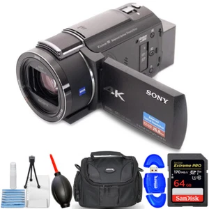 Sony FDR-AX43A UHD 4K Handycam Camcorder FDR-AX43A/B - 7PC Accessory Bundle - Picture 1 of 2