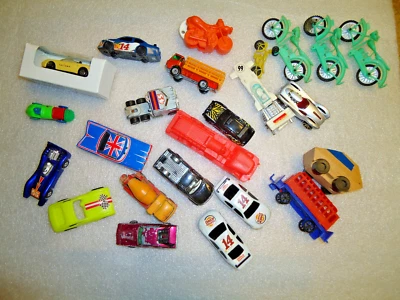 Lot of 70s Vintage Hot Wheels, Matchbox, Wood and Plastic too. - Image 1 of 4