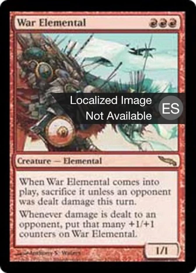 MTG War Elemental Mirrodin 112/306 FOIL Rare SPANISH - Image 1 of 1