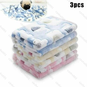3x Haustierdecke Hundedecke Warm Superweiche Flanell-Überwurfdecke Hunde Katzen - Bild 1 von 6