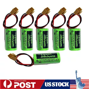 6X CR17335SE-R 3V PLC Battery For Fanuc A98L-0031-0006 A02B-0177-K106 Battery US - Picture 1 of 7