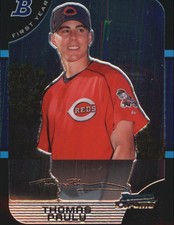 2005 Bowman Chrome Baseball Card #327 Thomas Pauly RC
