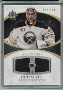 10/11 Upper Deck Ultimate Collection Ryan Miller Dual Jersey #'ed 066/100