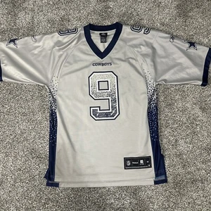 NFL Reebok Tony Romo Sz M Throwback Jersey Sewn Stitch Speckled Numbers Playoffs - Picture 1 of 11