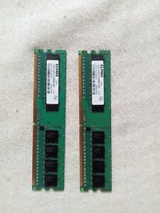 1GB ELPIDA 1Rx8 PC2 DDR2 6400U-666 MEMORY RAM DIMM DESKTOP 240 for PC HP DELL