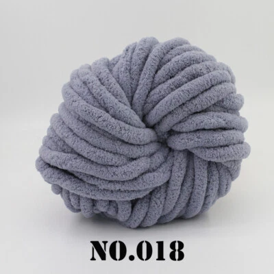 Hilo de chenilla de 2 cm de grosor Grueso Super Suave Tejido voluminoso Lana Roving Ganchillo Foto 1 de 4