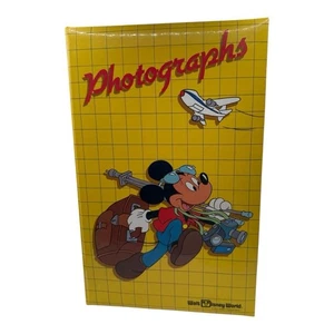 Vintage 1980s Walt Disney World Photo Album + Original Park Tickets - Picture 1 of 10