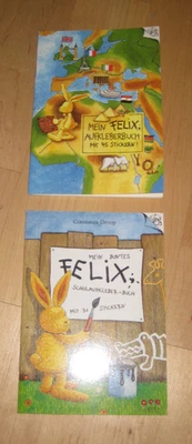 Coppenrath Verlag Felix 2 Sticker Buch Stickeralbum voll Sticker Schulaufkleber  - Bild 1 von 4