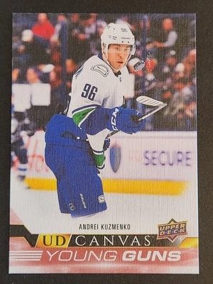 ANDREI KUZMENKO C222 2022-23 Upper Deck UD CANVAS YOUNG GUNS RC CANUCKS/KINGS - Image 1 of 2