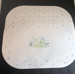4 Corelle Coordinate Placemats Herb Country 2 Sided Reversible 17"x11" New - Picture 1 of 9