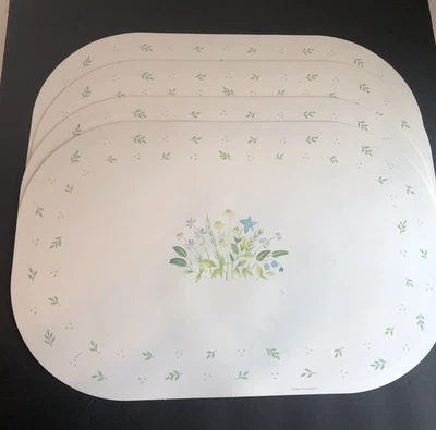 4 Corelle Coordinate Placemats Herb Country 2 Sided Reversible 17"x11" New - Image 1 of 4