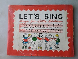 Let's Sing: Songs For Little Children by Thompson, Illus. Ingerman 1940 HC DJ - Bild 1 von 8