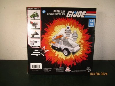 Hasbro G.I. Joe Snow Cat Construction Set 150 Pieces with Mini Figures New - Image 1 of 4