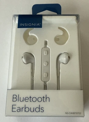 NUEVO Auriculares Insignia NS-CAHBTEP02 Inalámbricos Bluetooth Blancos Auriculares Foto 1 de 2
