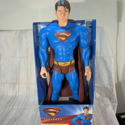 DC Comics Mattel Blue Plastic Large 30-Inch Superman Returns Action Figure - Image 1 of 4