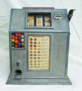 Mills Puritan 1 cent Gum Vendor Trade Stimulator - Picture 1 of 7