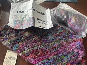 Kit de bolso de mano diagonal de hilo del Himalaya. Iniciado. Instrucciones Inc. - Imagen 1 de 12