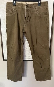 Kuhl Mens Easy Rydr Vintage Patina Dye Brown Stretch Denim Pants Size 36x30 (29) - Picture 1 of 11