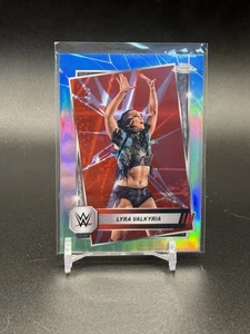 Lyra Valkyria 2025 Topps Chrome WWE #135 Red and Blue Refractor - Picture 1 of 2