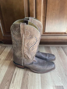 Cowboystiefel Nocona braun 11,5D! Square Toe! Machen Sie ein Angebot! - Bild 1 von 11