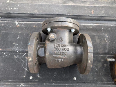 Matco GENUINE Swing Check Valve, 3 inch 300psi 120W, Water ASTM A536 NSP3 - Image 1 of 4
