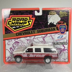 Vintage Road Champs 1:43 Diecast Fire Department City of Hartford Chevy Suburban - Picture 1 of 8