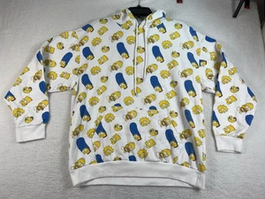 The Simpsons Family Head Bart Lisa Marge Homer Pullover Hoodie Herren Gr. Large - Bild 1 von 5
