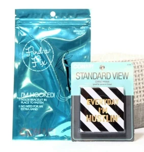 Conair Find-A-Fix I'm Hooked Bracelet holder and Compact Mirror w/sayin - Picture 1 of 2