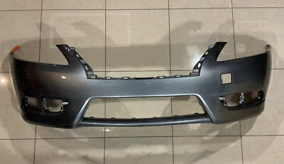 Front Bumper Cover Grey Nissan Sentra 2013-2015 62022-3SH0H OEM - Image 1 of 4