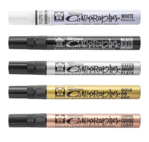 Sakura - Pen-Touch Calligrapher - Medium Calligraphy Marker - 5 Colours XPFK-C - Picture 1 of 7