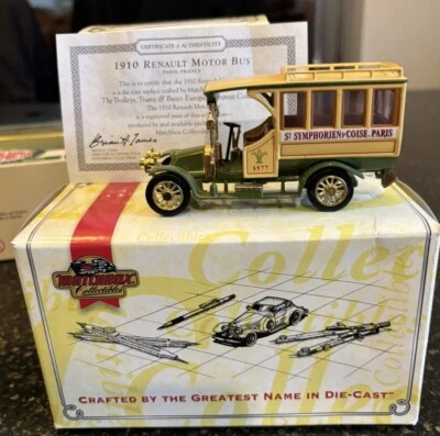 Matchbox Collectibles YET06-M 1910 Renault  Motor Bus #3577 Paris W/COA NIB - Image 1 of 3