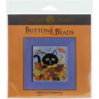 Playful Cat Buttons And Beads Counted Cross Stitch Kit By Mill Hill 