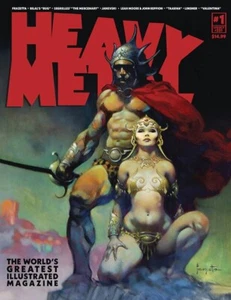 HEAVY METAL MAGAZINE #1 COVER B FRAZETTA - Imagen 1 de 1