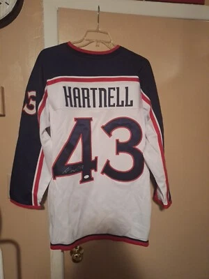 Scott Hartnell Signed Columbus Blue Jackets Hockey Jersey JSA COA Foto 1 de 4