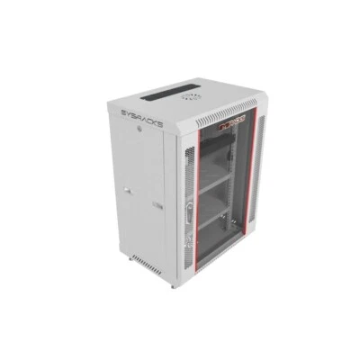 Gabinete de rack de servidor de red de datos de TI de montaje en pared para racks de 15U 18" de profundidad Foto 1 de 4