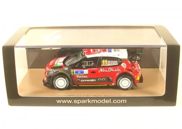 Citroen C3 WRC N.11 5th Rally Guanajuato Mexico 2018 S.loeb-d.elena 1 43 Spark