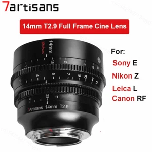 7artisans 14mm T2.9 Ultra Wide Angle Full Frame Cine Lens for Canon Nikon Sony - Picture 1 of 12