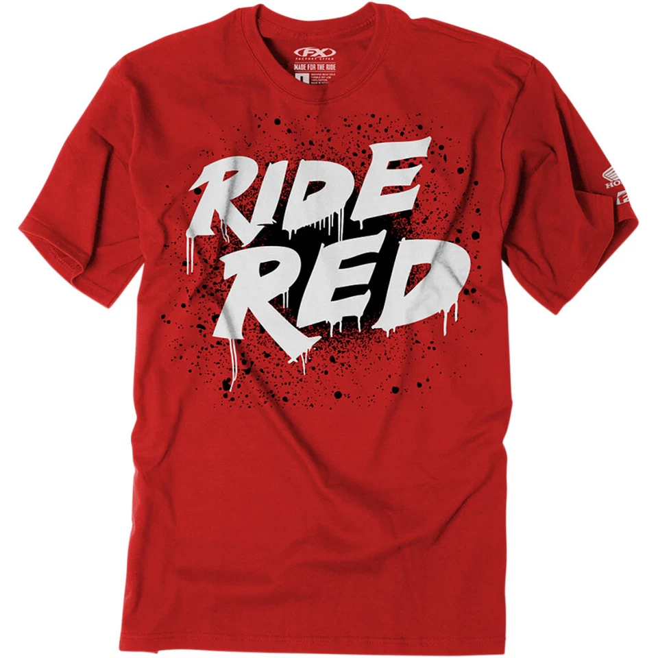 Factory Effex Youth Honda Splatter T-Shirt (Red) L - Image 1 of 1