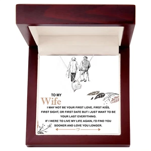 To My Wife Necklace Wife Gift from Husband, Gift for Wife, Women Gift Ideas - Picture 1 of 5