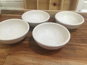 White by HF Coors CEREAL BOWL 6" SET / 4 OR THREE MADE IN ARIZONA - Picture 1 of 11