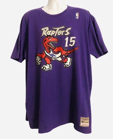 Mitchell and Ness Vince Carter Jersey T-Shirt #15 Toronto Raptors Size 2XL Cover