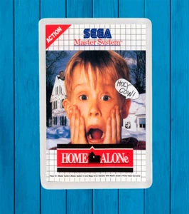 HOME ALONE SEGA MASTER SYSTEM FRIDGE MAGNET IMAN NEVERA - Imagen 1 de 1