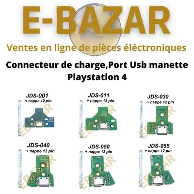 PlayStation 4 Connecteur USB Port Charge JDS-001 011 030 040 050 055 Réparation