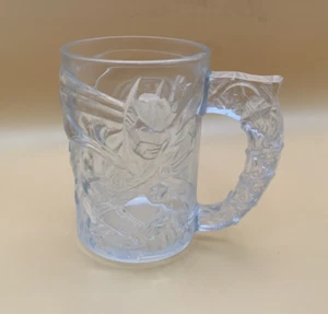 Vintage Batman Forever McDonalds 1995 Batman geprägter Glasbecher - Bild 1 von 5